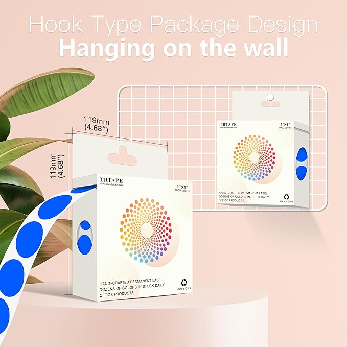 1 Inch Round Color Coding Labels, Round Color Dot Labels - Image 3