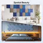 UNECHO 12 Pack 12" X 12" X 0.4" Acoustic Panels - Image 5