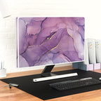 Baocicco Fashion Violet Marble Waterproof TV Dust Cover 75 Inch Anti-Static - Image 6