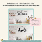 Personalized Wooden Name Sign for Nursery - Image 6