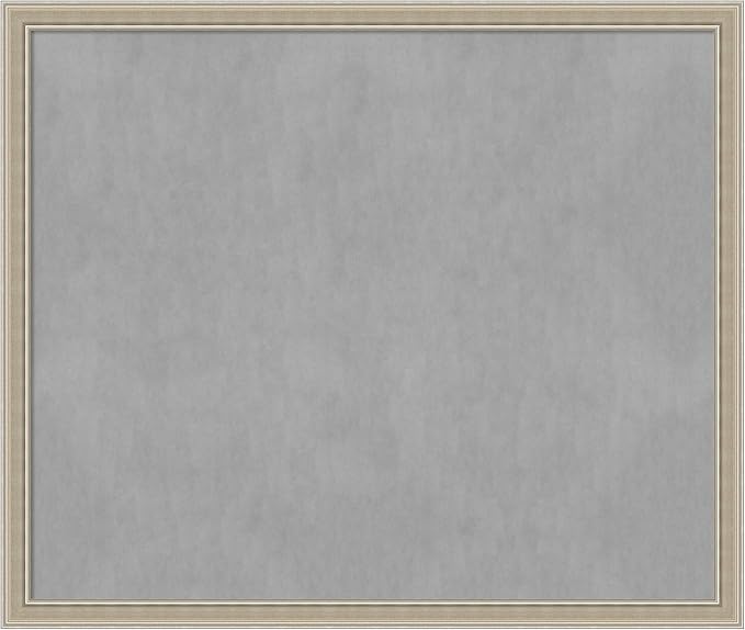 Amanti Art Silver Framed Magnetic Board 44x52 Oversize Vision Board by AmantiArt