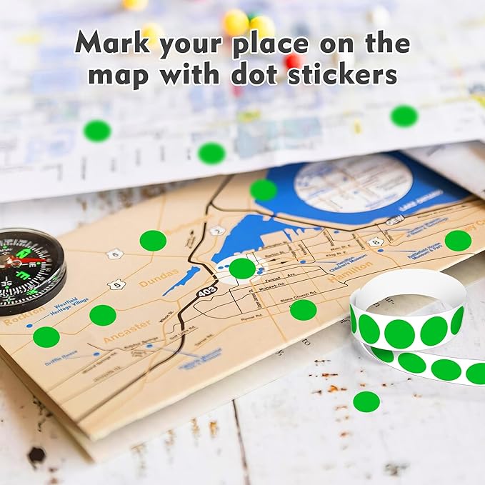 PARLAIM 3/4 Inch Round Permanent Adhesive Color-Code Dot Stickers, 10000 - Image 4