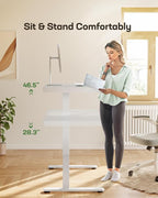 Marsail Glass Standing Desk - Image 7