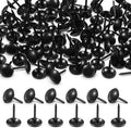100 Pcs Black Thumb Tacks for Wall, Flat Thumb Tacks for Upholstery and Carpet by Unknown