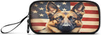 BOENLE Dog German Shepherd American Flag Pencil Case Box Boys Girls Large - Image 8