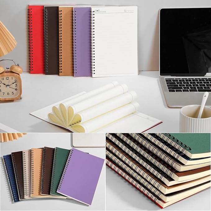 Leelosp 12 Pack Small Spiral Notebook A5 Lined College Ruled Spiral Journal - Image 5