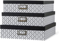 Soul & Lane Black and White Decorative Storage Boxes by SoulLane