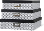 Soul & Lane Black and White Decorative Storage Boxes by SoulLane