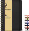 Dotted Spiral Journal Notebook, A5 Hardcover Spiral Journals by Unknown