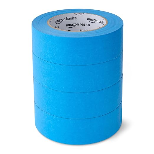 Amazon Basics Painters Tape, 1.41" x 60-Yard, 4 Rolls by AmazonBasics