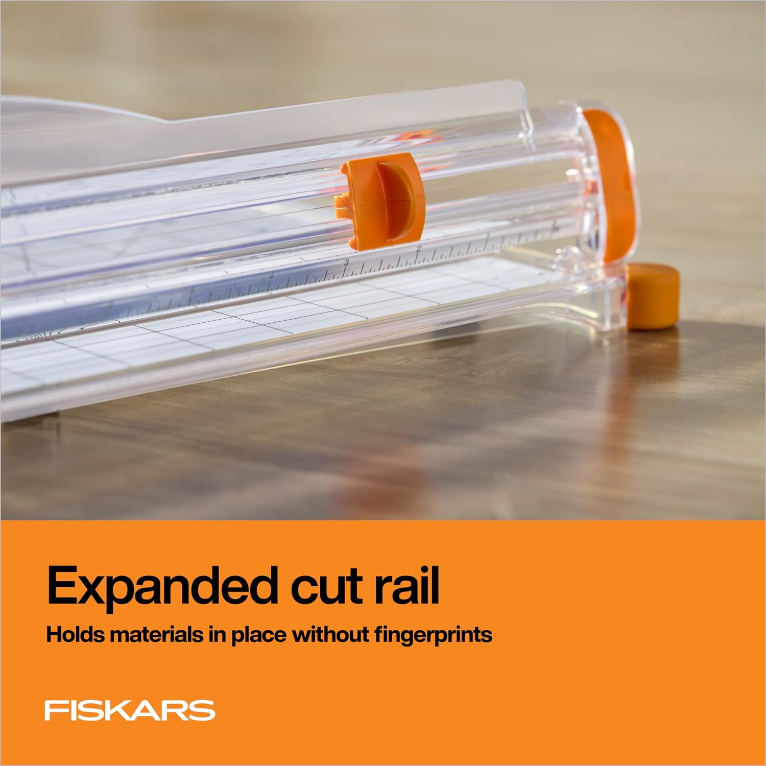 Fiskars SureCut Deluxe Paper Cutter, Precise Trimmer Tool, 12" Cut Length