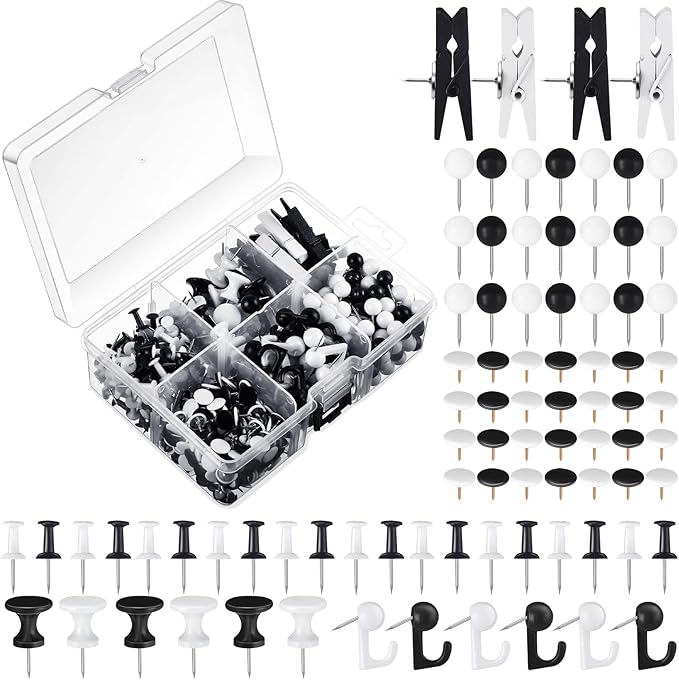 600 Pcs Decorative Push Pins by Sawysine