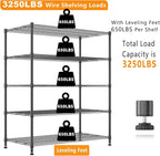 Himimi Storage Shelves 60"W Wire Shelving - Image 5