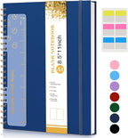 Blank Spiral Notebook Journal 8.5” x 11”, A4 Large Sketch Book by UEBZFOCS