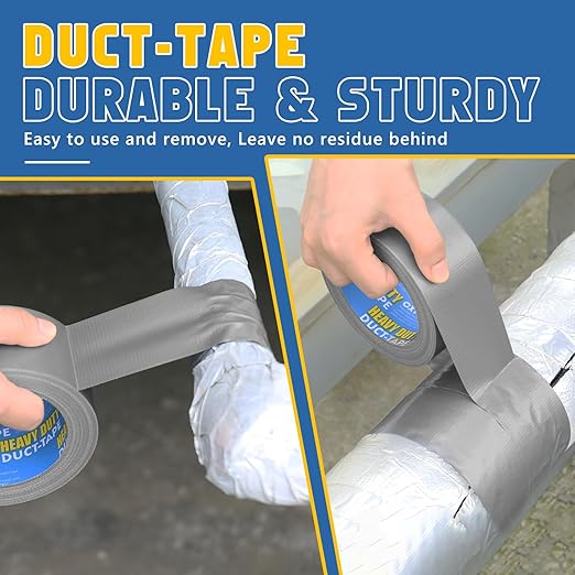 CXYARY 5 Roll Duct Tape Heavy Duty, 2 Inch x 150 Yard, No Residue Tape - Image 4