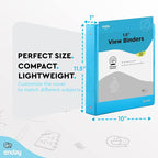 3 Ring Binder 1.5 Inch, 1 ½ inch Binder Clear View Cover - Image 5