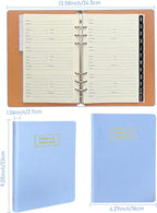 Reﬁllable Address Book with Alphabetical Tabs, 48 Passwords Combo Book - Image 6