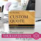 Personalized Gifts, Custom Quote Block Letter Board, Crystal-Clear Acrylic - Image 5