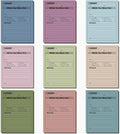 Eaasty 9 Pieces While You were Out Pads 4 x 5 Inches Assorted Colors Sticky by Eaasty