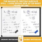 H-Qprobd 8'x4' Whiteboard Commercial-Grade Large Magnetic Dry Erase White Board - Image 3