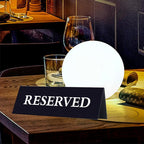 6 Pieces Plastic Reserved Table Sign - Image 4