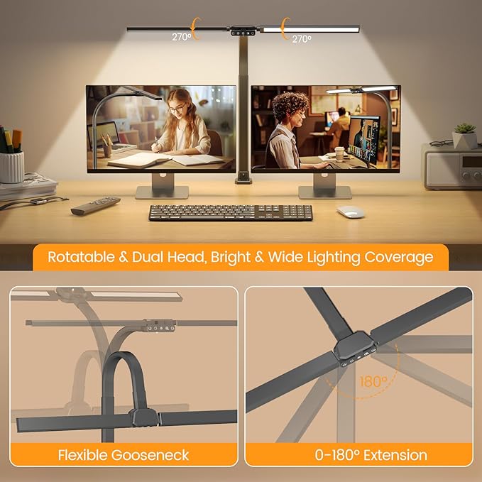 SIBRILLE LED Desk Lamp for Home Office - Image 2