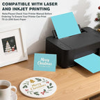 Light Blue Cardstock 8.5 X 11, 80 Sheets Card Stock, 75lb/ 200gsm Copy Paper - Image 4