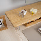 ROCDEER Bamboo Monitor Stand Riser - Image 7