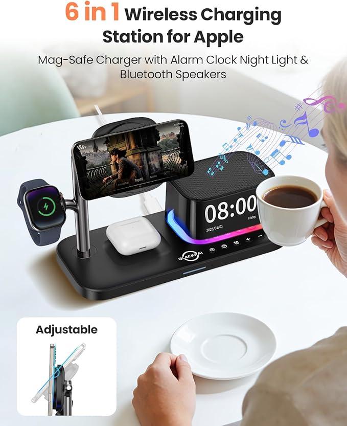 BLACKPAI 6-in-1 Wireless Charging Station - Image 2