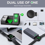 LADSTAG Black Leather Desk Organizer - Image 3