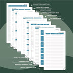 IN-LUXPRO Planner 2026 Daily Weekly and Monthly, 6.5"x3.75", 12 Months Spiral - Image 5