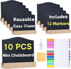 10 Pcs Reusable Mini Chalkboard Signs by YZLIANGYUAN