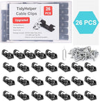 Wire Clips Black, Heavy Duty Extension Cord Clips - Image 6