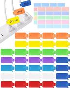 SummerBrite 36-Pack Large Cable Labels by Summerbrite
