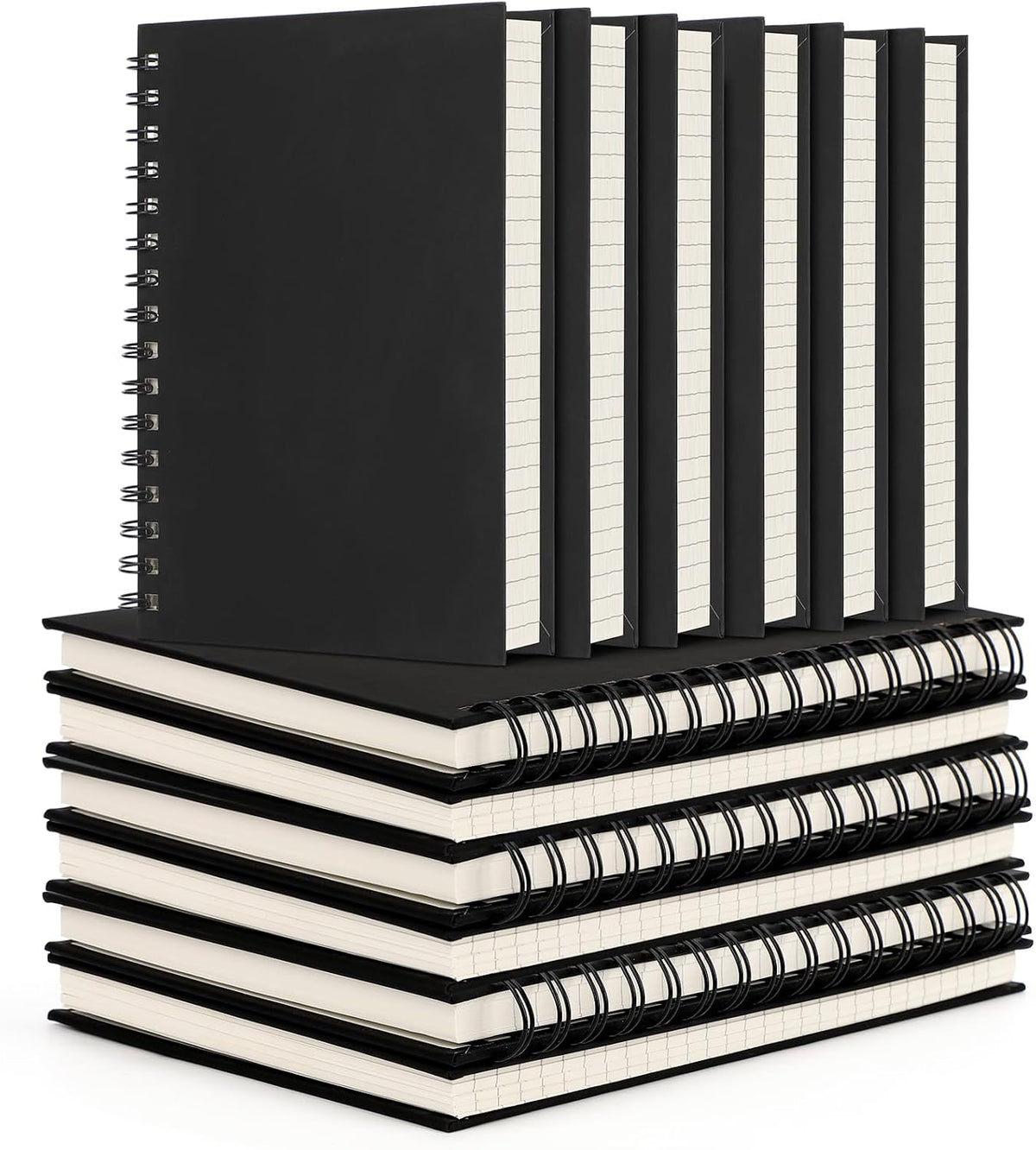 eusoar spiral college ruled notebook, 12packs a5 5.5", main product view