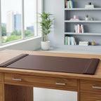 DACASSO Leather Desk Pad with Side Rails - Image 2