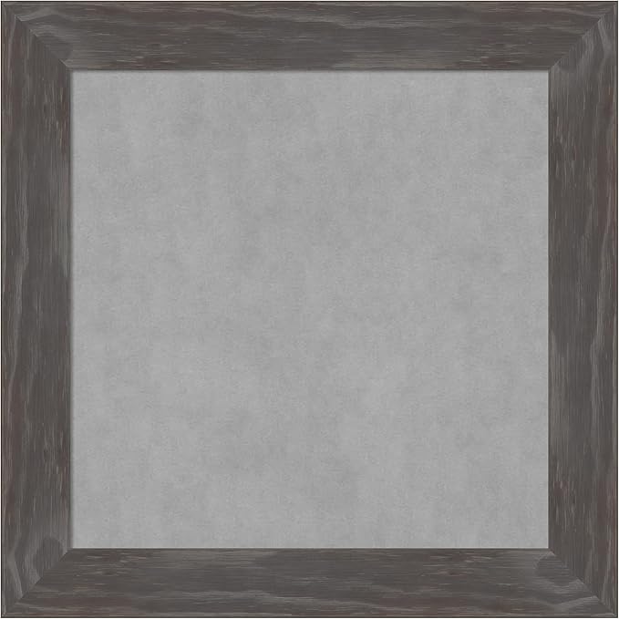 Amanti Art Grey Framed Magnetic Board 15x15 X-Small Vision Board by AmantiArt
