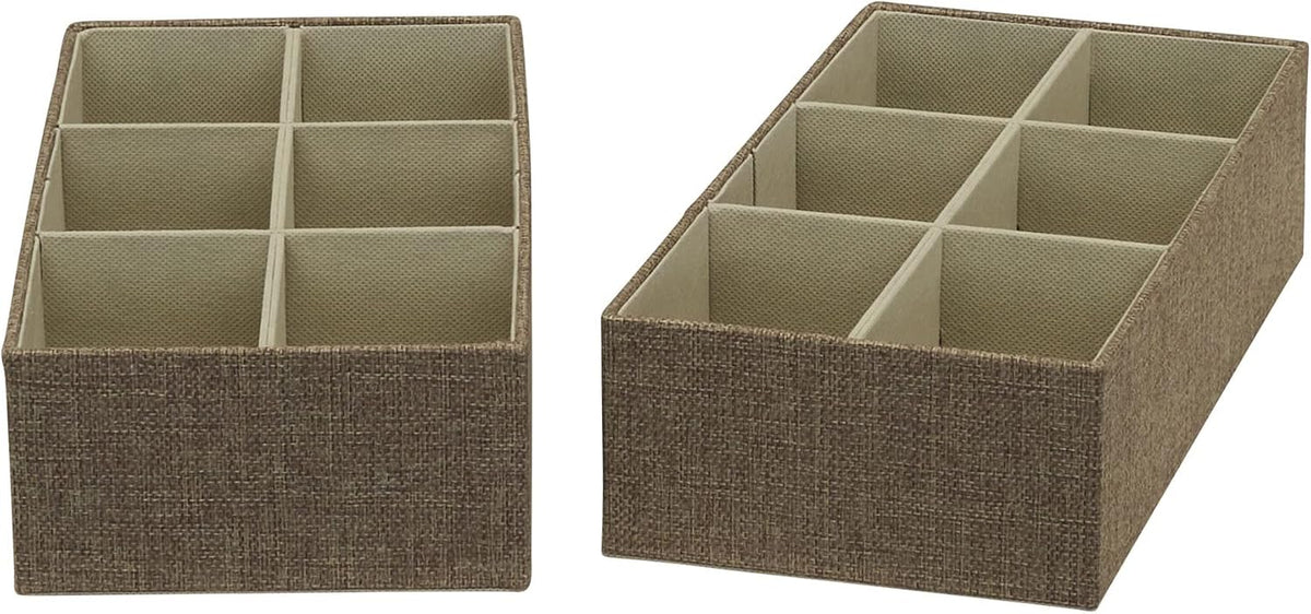 Household Essentials 3 Piece Starter Set, Latte Drawer Organizer, 3 Count (Pa...