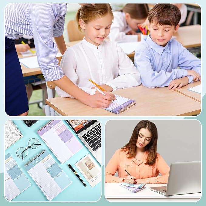 Thboxes 2 Packs To Do List Notepad, 104 Pages To Do List Notebook A5 Undated - Image 6