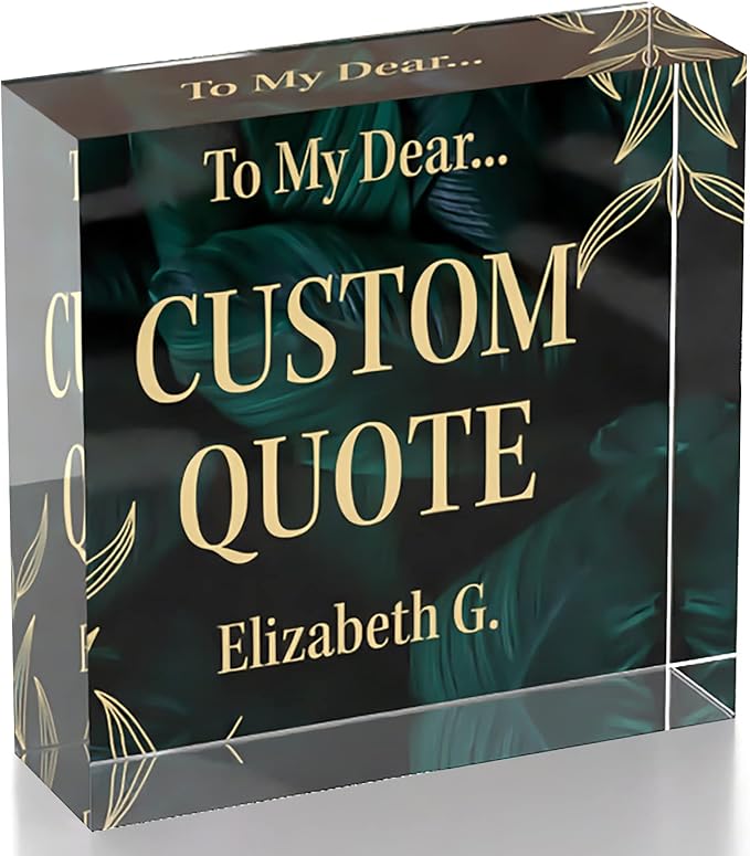 Custom Acrylic Sign Personalized, Custom Desk Name Plate, 18 Styles, - Image 7