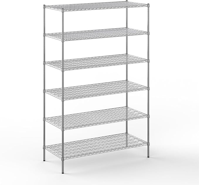 Regal Altair 24" Deep x 54" Wide x 86" Height Wire Shelving Kit | 6-Tier | NSF by Regal+Altair