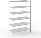 Regal Altair 24" Deep x 54" Wide x 86" Height Wire Shelving Kit | 6-Tier | NSF by Regal+Altair