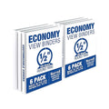 Samsill 0.5 Inch 3 Ring Binder, Made in USA, Economy Round Ring, 100 Sheet by Samsill