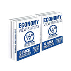 Samsill 0.5 Inch 3 Ring Binder, Made in USA, Economy Round Ring, 100 Sheet by Samsill