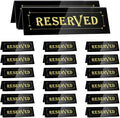 WATHFKCU 20PCS Acrylic Reserved Table Tent Signs, Reservation Seat Signs by WATHFKCU