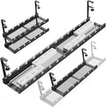 WIGAKDRU 31Inch Extendable Under Desk Cable Management Tray Multi-Model Metal by WIGAKDRU
