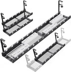 WIGAKDRU 31Inch Extendable Under Desk Cable Management Tray Multi-Model Metal by WIGAKDRU