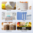 NIIMBOT Label Maker Tape for D110/D11/D101 Label Printer, Multi-Size | 3Rolls Pack | 0.47'' x 1.57''White, 0.55'' x 1.18''Transparent, 0.49'' x 4.29''White Cable, for Home Office School Labeling