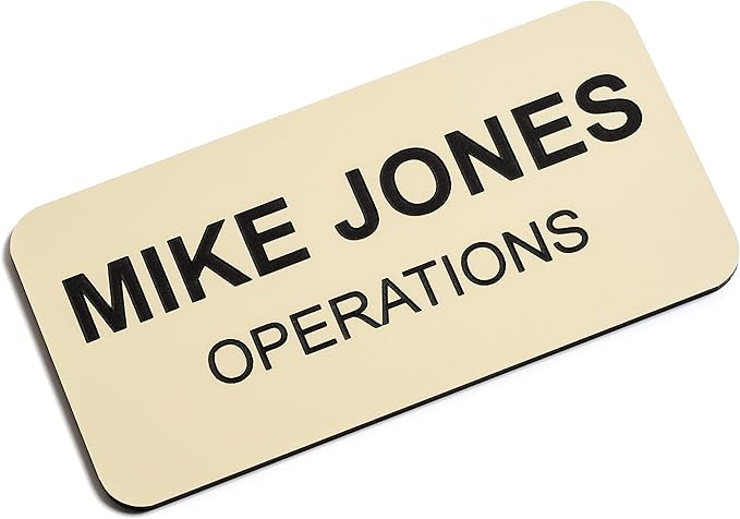 Custom Engraved Name Tag Badges – Personalized Identification by ProvidenceEngraving