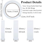 Double-Sided Fabric Tape, Hem Tape No Sew Double Sided Tape - Image 2